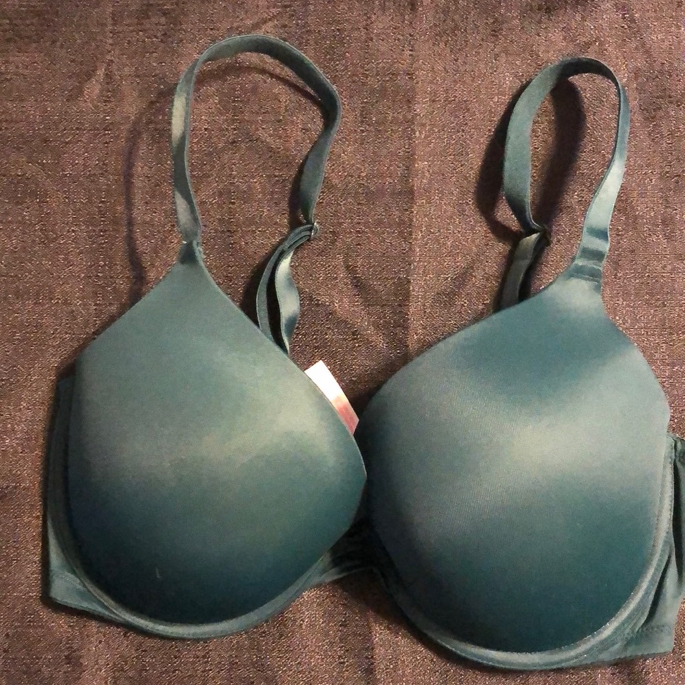 Vs pink Bra Dark Green